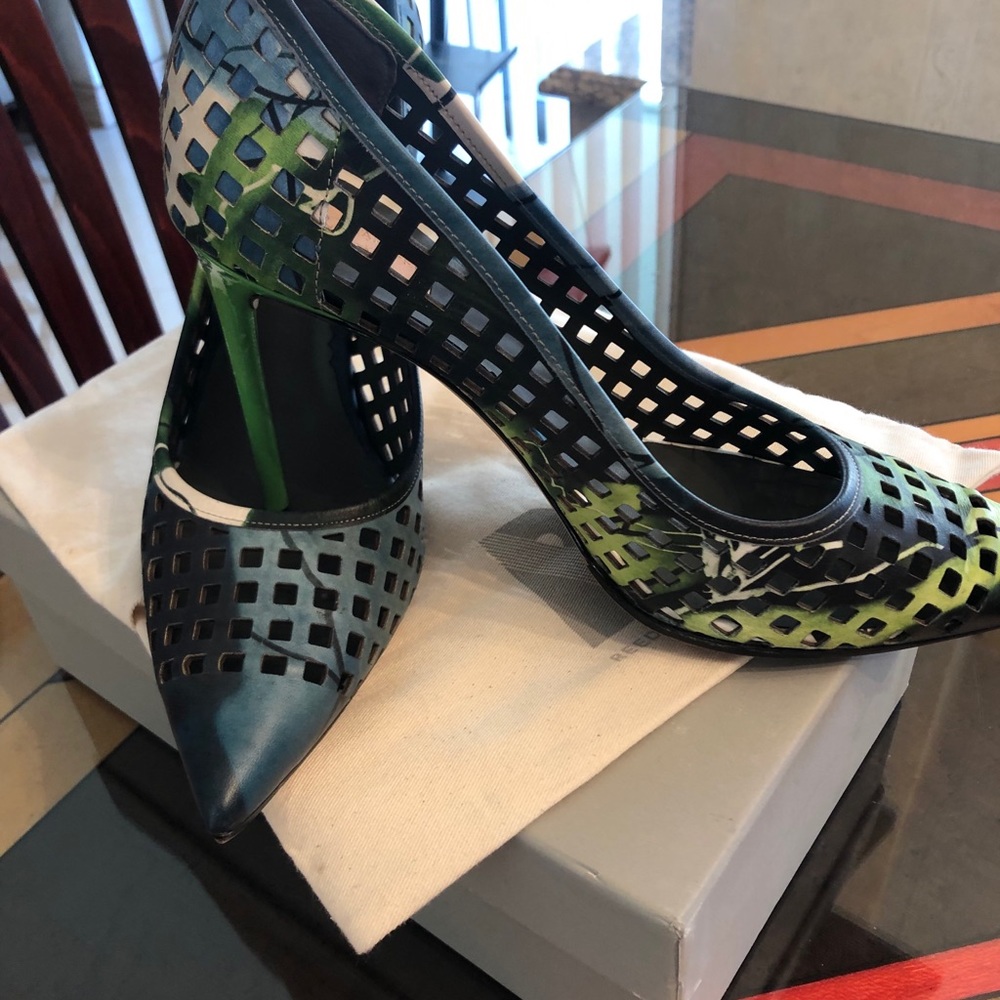 Reed Krakoff floral print pumps 41